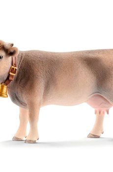Пластикова фігурка Schleich Бура корова 13 х 3,8 х 7,8 см (13874)
