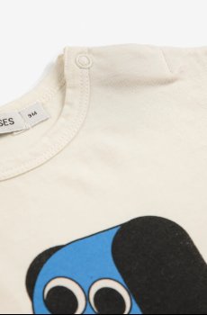 Хлопковый лонгслив для младенцев Bobo Choses Doggy Mate