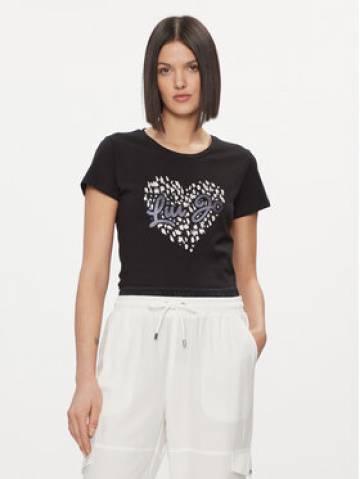 Liu Jo Футболка WA4108 JS923 Чорний Regular Fit Liu Jo Футболка WA4108 JS923 Чорний Regular Fit