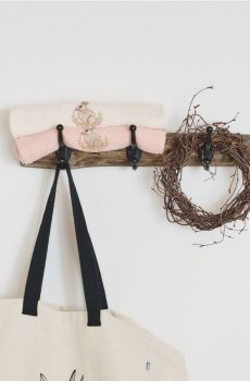 Набір великодніх бавовняних рушників із зайчиком 2 шт. - різнобарвний