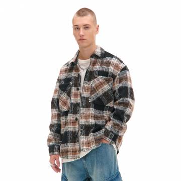 Cropp - Картата сорочка - чорний Cropp - Картата сорочка - чорний