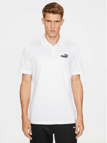Puma Поло Ess Pique 586674 Білий Regular Fit Puma Поло Ess Pique 586674 Білий Regular Fit