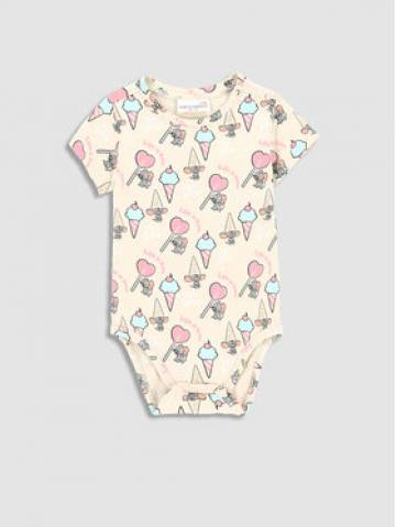 Coccodrillo Боді WC3112202LIG Бежевий Regular Fit Coccodrillo Боді WC3112202LIG Бежевий Regular Fit