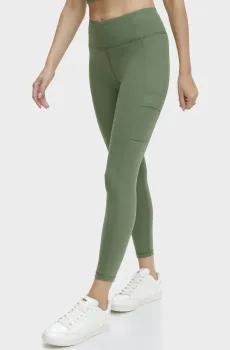Женские зеленые леггинсы Зеленый S DKNY DP3P3249
