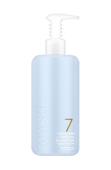 Парфюмированный гель для душа Masil 7 Ceramide Perfume Shower Gel Baby Powder с церамидами и ароматом детской присыпки, 300 мл