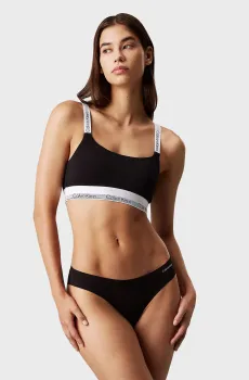 Женский черный топ LL BRALETTE (LTE SUPPORT) Черный S Calvin Klein 000QF7970E