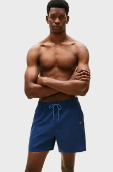 Мужские темно-синие плавательные шорты в полоску MEDIUM DRAWSTRING ITHACA Синий L Tommy Hilfiger UM0UM03839