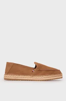 Мужские коричневые замшевые эспадрильи Коричневый 43 Tommy Hilfiger FM0FM05392