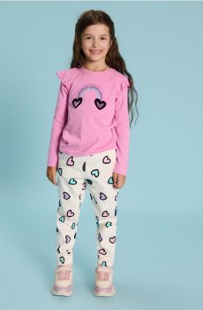 Трикотажні штани - кремовий