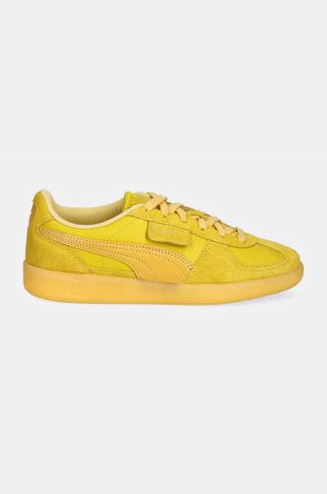 Кожаные кроссовки Puma Palermo цвет жёлтый 398381 Кожаные кроссовки Puma Palermo цвет жёлтый 398381