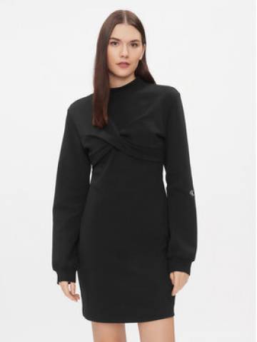 Calvin Klein Jeans Трикотажна сукня J20J222889 Чорний Regular Fit Calvin Klein Jeans Трикотажна сукня J20J222889 Чорний Regular Fit