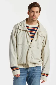 Мужская бежевая ветровка Бежевый L Gant 7006309