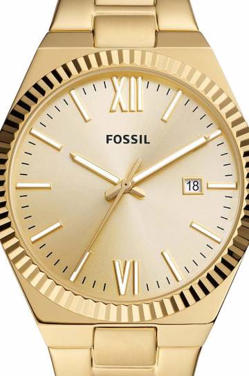 Часы Fossil женский цвет золотой Часы Fossil женский цвет золотой