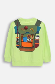 Хлопковый детский лонгслив Coccodrillo