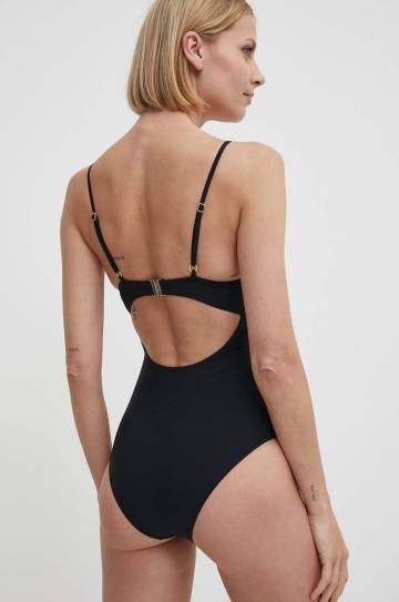 Слитный купальник Calvin Klein цвет чёрный мягкая чашечка KW0KW02386 Слитный купальник Calvin Klein цвет чёрный мягкая чашечка KW0KW02386