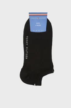 Детские черные носки (2 пары) TH CHILDREN SNEAKER 2P Черный 39-42 Tommy Hilfiger 301390