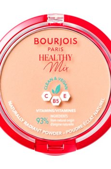 Компактная пудра для лица Bourjois Poudre Compacte Healthy Mix Clean, 02 Vanilla, 10 г