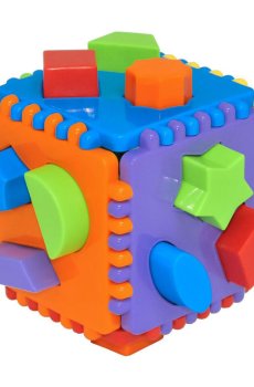 Развивающая игрушка-сортер Tigres Educational Cube, 24 элемента, с 1 года (39781)