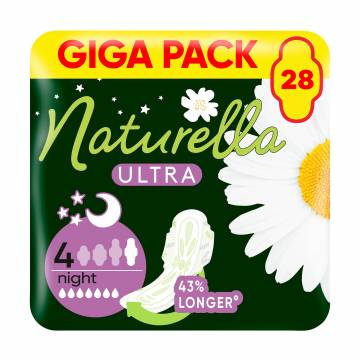 Гигиенические прокладки NATURELLA Ultra Night, 28 шт Гигиенические прокладки NATURELLA Ultra Night, 28 шт