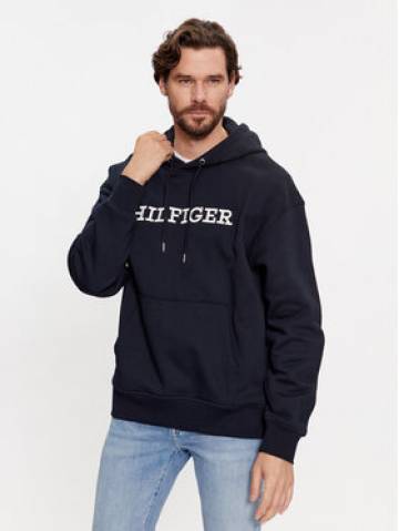 Tommy Hilfiger Світшот Monotype Embro MW0MW33062 Cиній Regular Fit Tommy Hilfiger Світшот Monotype Embro MW0MW33062 Cиній Regular Fit