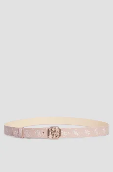 Женский пудровый ремень с узором Розовый L Guess BW7628.P2230;BIM
