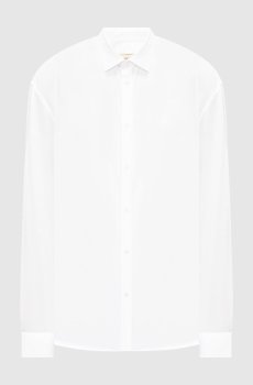 Белая рубашка с вышивкой эмблемы