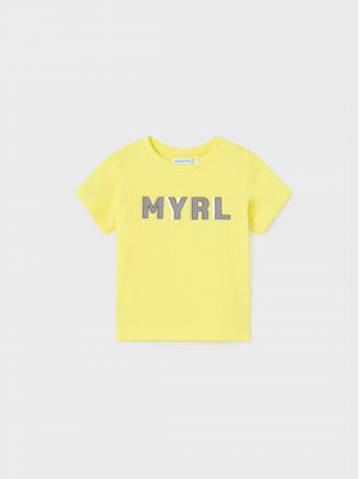Mayoral Футболка 106 Жовтий Regular Fit Mayoral Футболка 106 Жовтий Regular Fit
