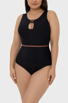 Женский черный купальник в горошек Черный 46E MARC&ANDRE L2514-P-461