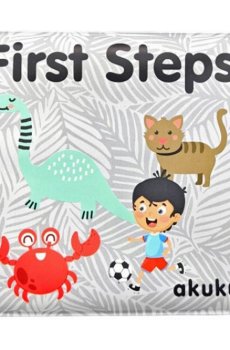 Детская книжечка Akuku First Steps, 12*12 см, с рождения, 10 страниц (A0477)