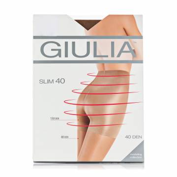 Моделирующие колготки женские Giulia Slim с подтягивающими шортиками, 40 DEN, Cappuccino, размер 4 Моделирующие колготки женские Giulia Slim с подтягивающими шортиками, 40 DEN, Cappuccino, размер 4