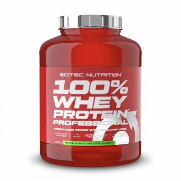 Протеин Scitec Nutrition 100% Whey Protein Professional Фисташка и белый шоколад, в порошке 2.35 кг