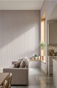 Набір стінових панелей з імітацією дерева 4 pack - сірий