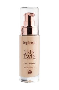 Уценка! Тональный крем для лица Topface Skin Twin Cover Foundation SPF 20, с матирующим эффектом, 03 Lightbeige, 32 мл