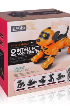 Детская игрушка на радиоуправлении TOYRA Робот умный пес, от 3 лет, 23*1*20 см (BG1536)