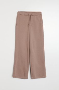 Штани прямого крою - кавовий