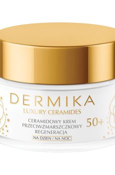 Регенерирующий крем для лица Dermika Luxury Ceramides 50+, против морщин, с керамидами, 50 мл