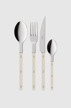 Набор бежевых столовых приборов Bistrot на 6 персон