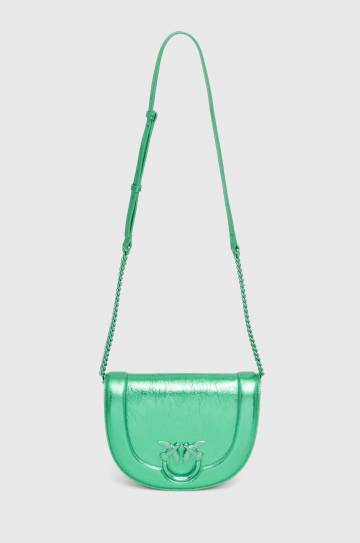 Кожаная сумочка Pinko цвет зелёный 101510 A1JG Кожаная сумочка Pinko цвет зелёный 101510 A1JG