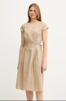 Платье с примесью шелка Twinset