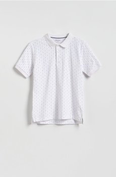 Reserved - Футболка поло - кремовий - 015IT-01X