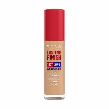 Тональная основа для лица Rimmel Lasting Finish 35H Full Coverage Lightweight Foundation SPF 20, 170 Wheat, 30 мл Тональная основа для лица Rimmel Lasting Finish 35H Full Coverage Lightweight Foundation SPF 20, 170 Wheat, 30 мл