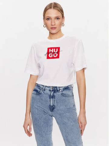 Hugo Футболка Dashire_3 50485373 Білий Regular Fit Hugo Футболка Dashire_3 50485373 Білий Regular Fit