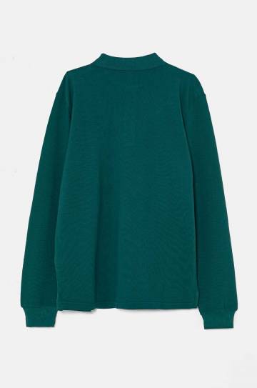 Детское поло United Colors of Benetton цвет зелёный однотонный 3089C300Z Детское поло United Colors of Benetton цвет зелёный однотонный 3089C300Z
