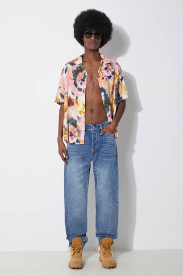 Рубашка Corridor Tie Dye Camp мужская relaxed SS0161 Рубашка Corridor Tie Dye Camp мужская relaxed SS0161