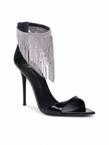 Giuseppe Zanotti Босоніжки E300033 Чорний Giuseppe Zanotti Босоніжки E300033 Чорний