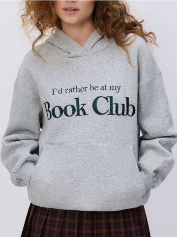 Reserved - Світшот із принтом - світло-сірий - 687GA-09M