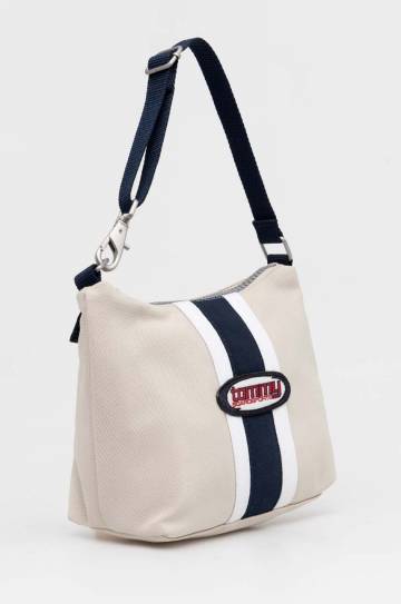 Сумочка Tommy Jeans цвет бежевый Сумочка Tommy Jeans цвет бежевый