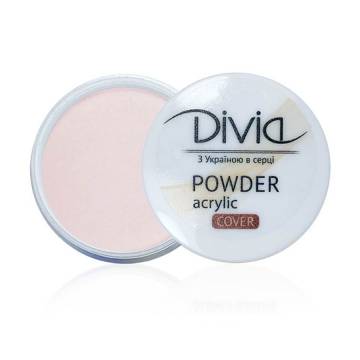 Акриловая пудра для ногтей Divia Acrylic Powder Cover Камуфлирующая, AC01 Pink, 8 г Акриловая пудра для ногтей Divia Acrylic Powder Cover Камуфлирующая, AC01 Pink, 8 г