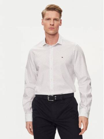 Tommy Hilfiger Сорочка Circle MW0MW34649 Білий Slim Fit Tommy Hilfiger Сорочка Circle MW0MW34649 Білий Slim Fit
