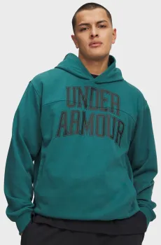 Мужское зеленое худи UA Rival LW Graphic Hoodie-GRN Зеленый L Under Armour 6014686-338